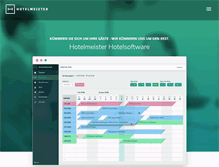 Tablet Screenshot of hotelmeister.com